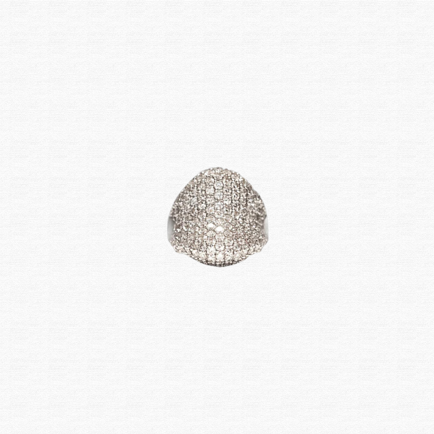 Anello Wave Pavé