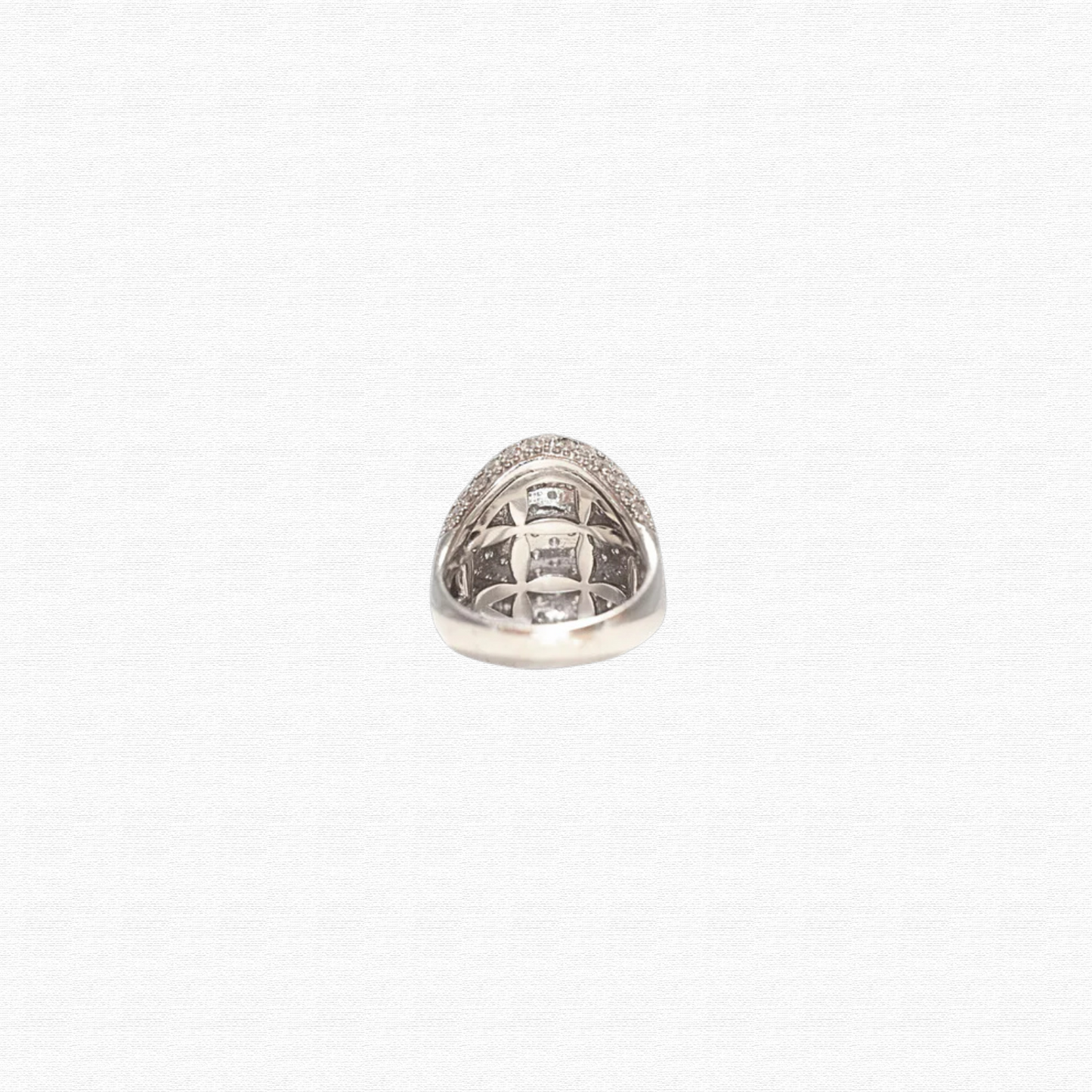 Anello Wave Pavé