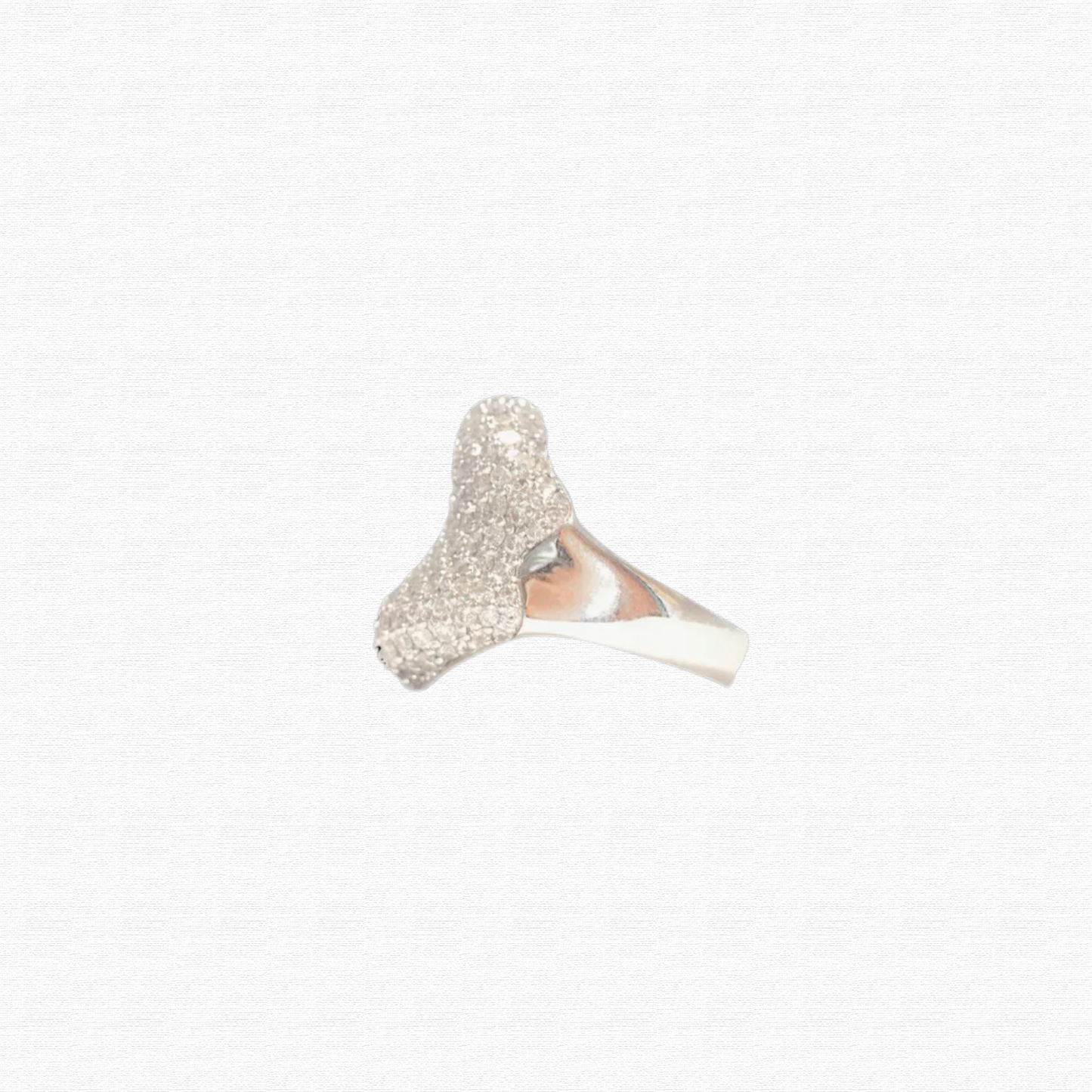 Anello Wave Pavé