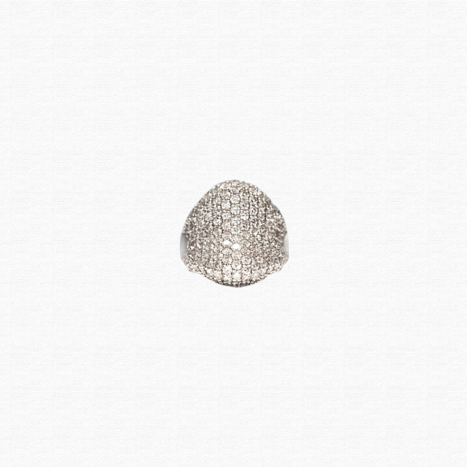 Anello Wave Pavé