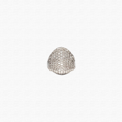 Anello Wave Pavé