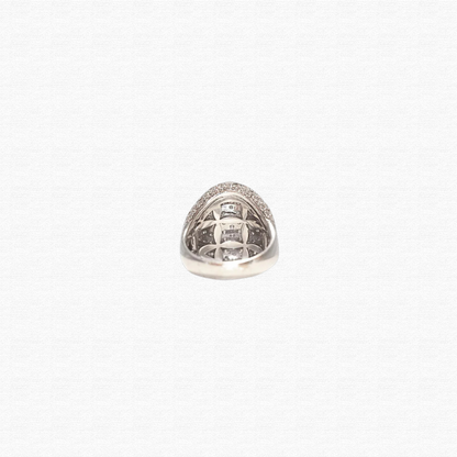 Anello Wave Pavé